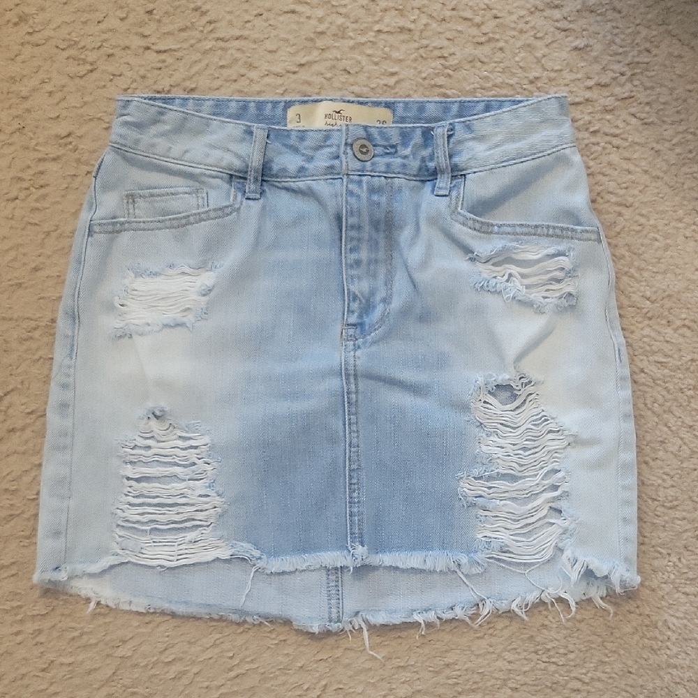 Hollister Blue Mini Skirt